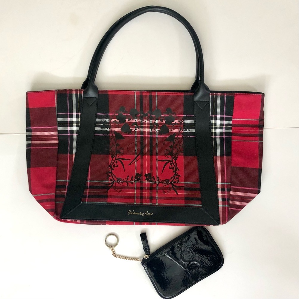 NWOT Victoria’s Secret Tote & Zipper Pouch Bundle